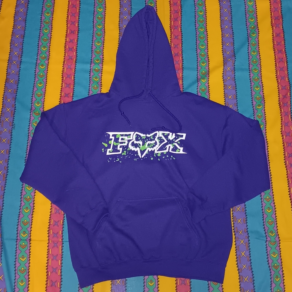 Fox Monster Energy Drink Vintage Hoodie Hooded Sweatshirt